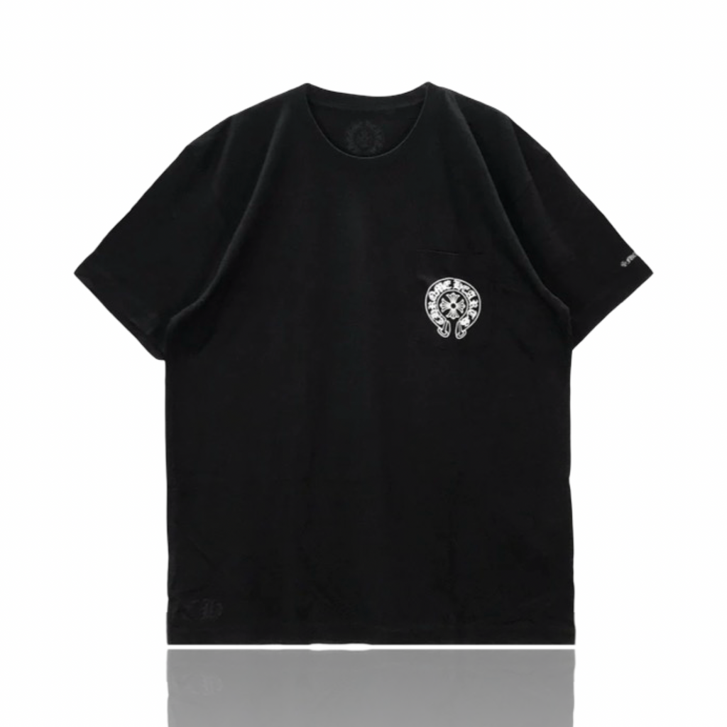 Chrome Hearts Horseshoe Logo Tee Black