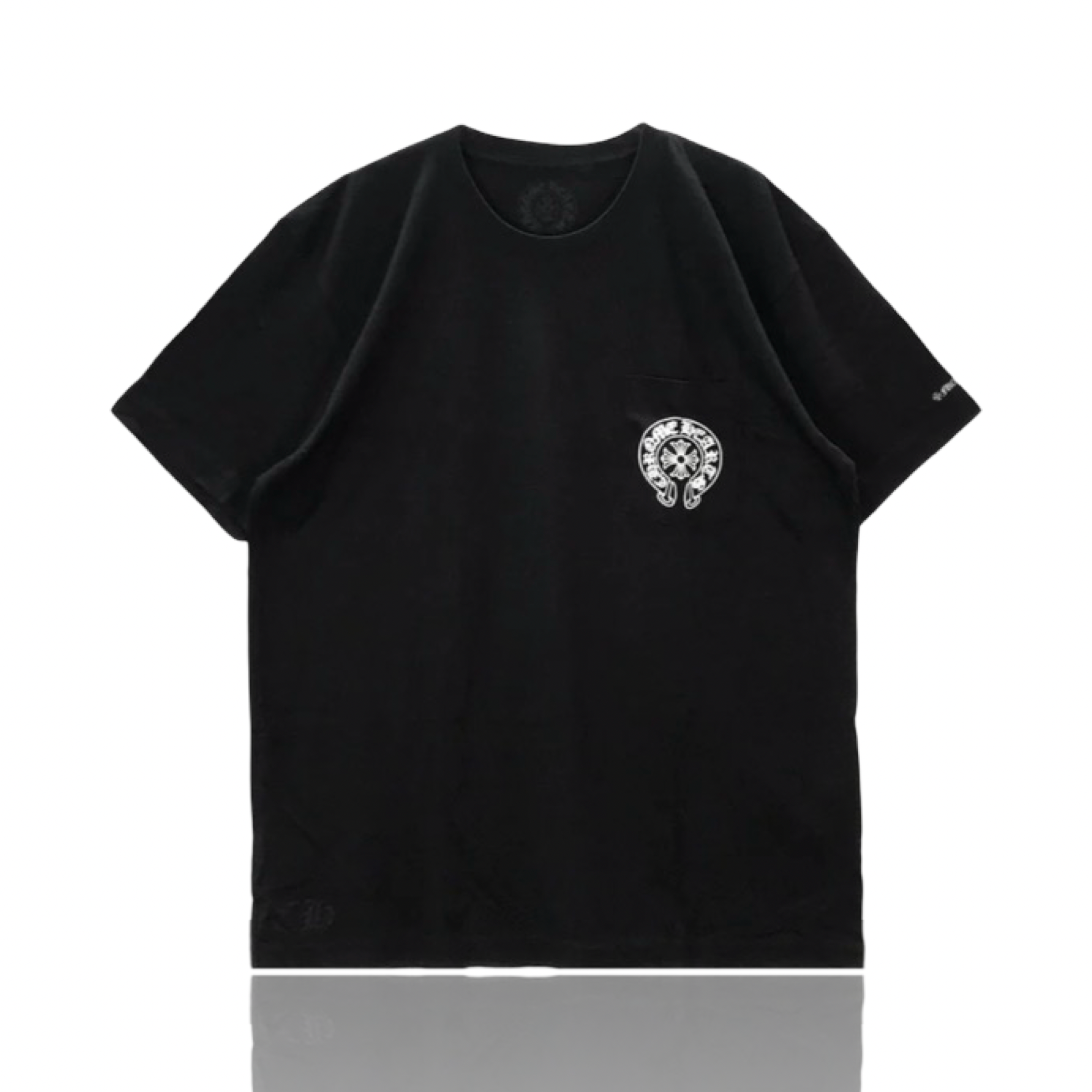 Chrome Hearts Horseshoe Logo Tee Black