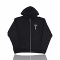 Chrome Hearts T Bar Zip Up Black