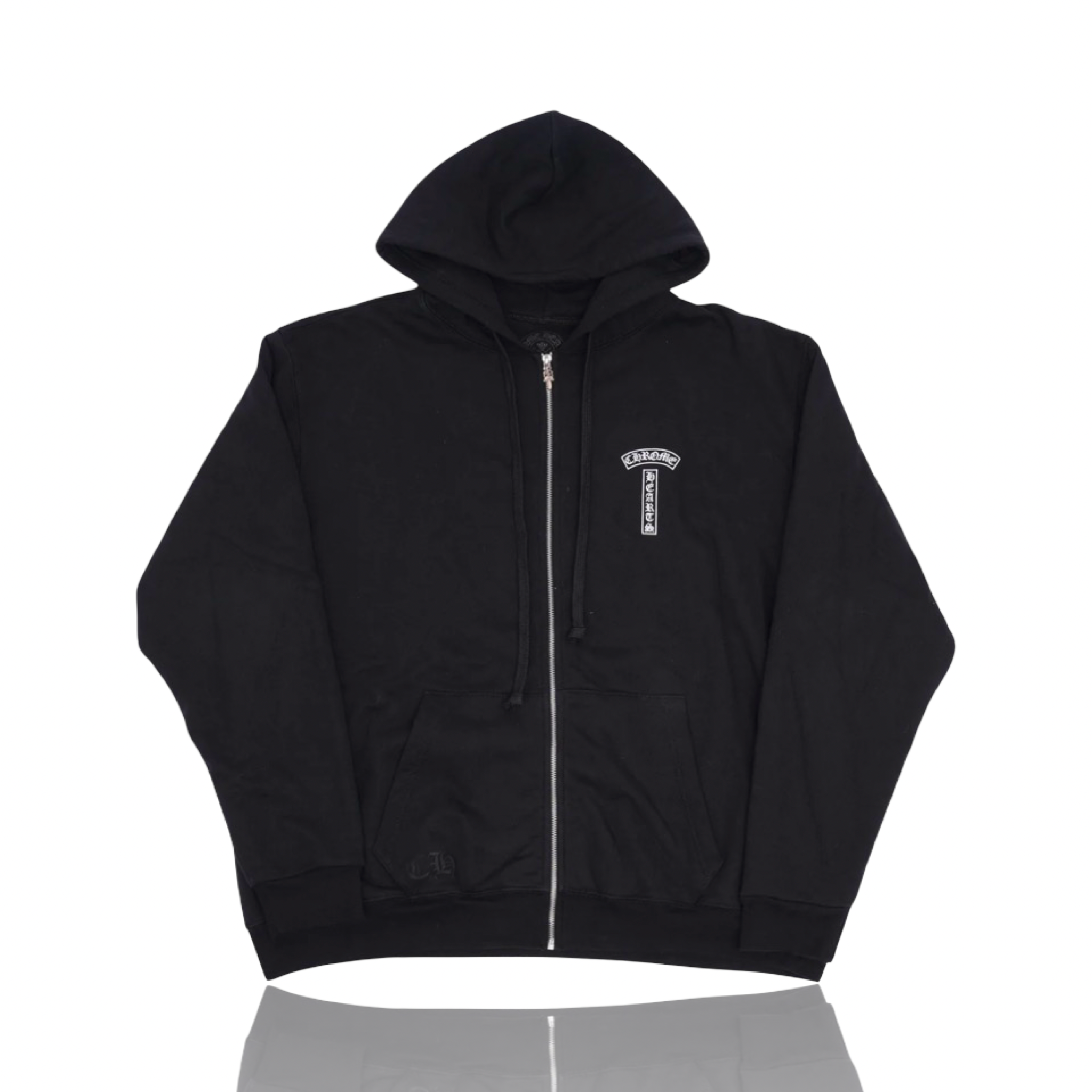 Chrome Hearts T Bar Zip Up Black