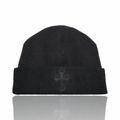 Chrome Hearts Pony Hair Black Patch Beanie