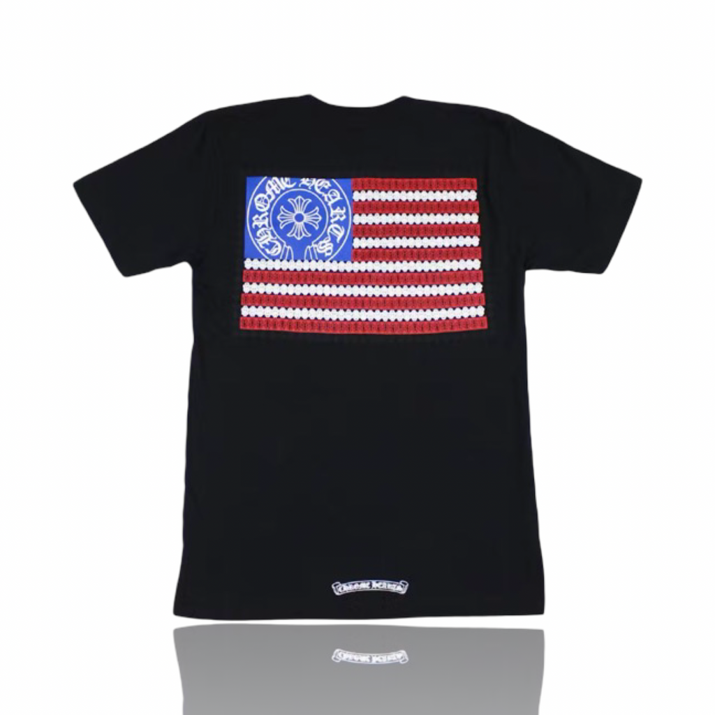 Chrome Hearts USA Tee Black