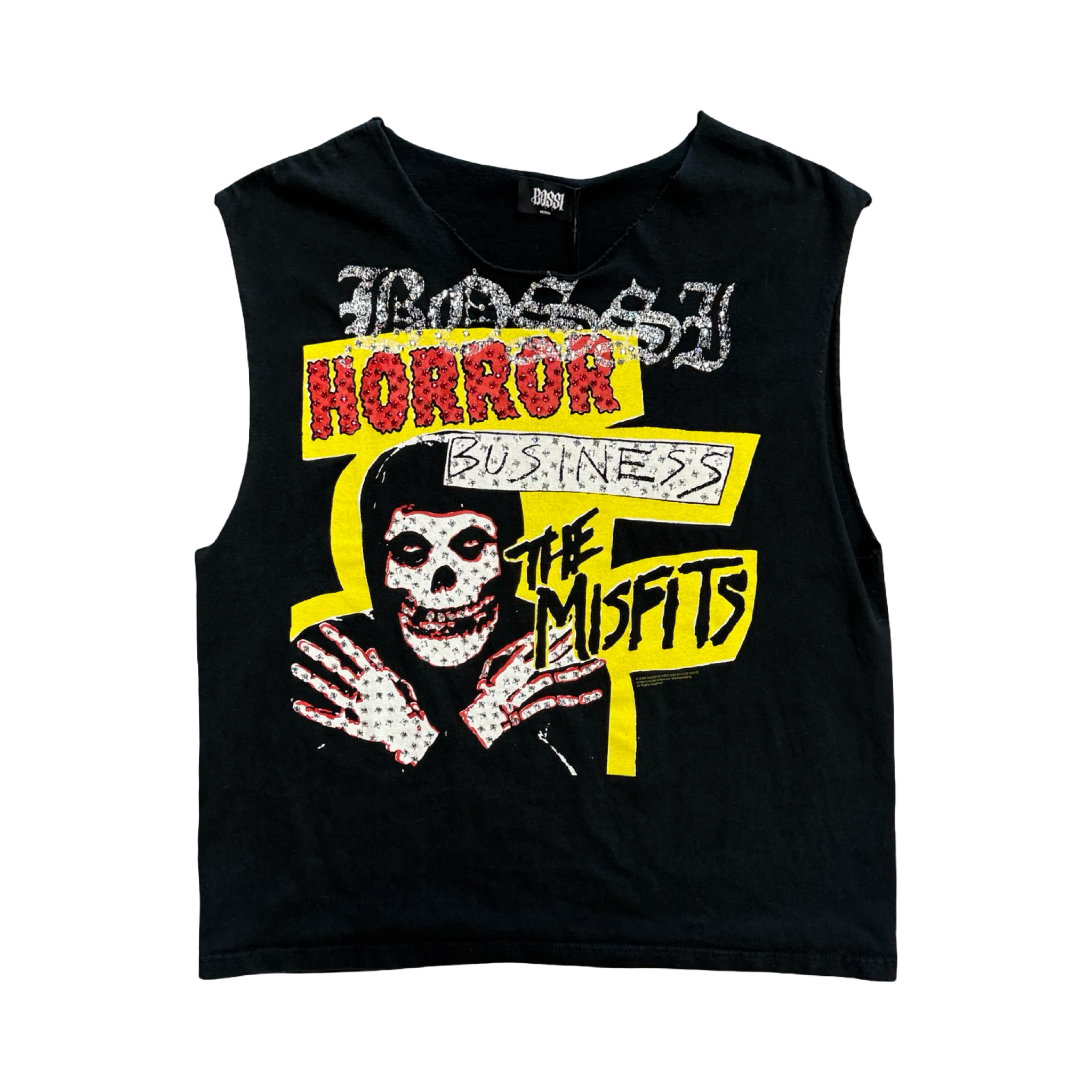 BOSSI Vintage Misfits Horror Business Cutoff  Black