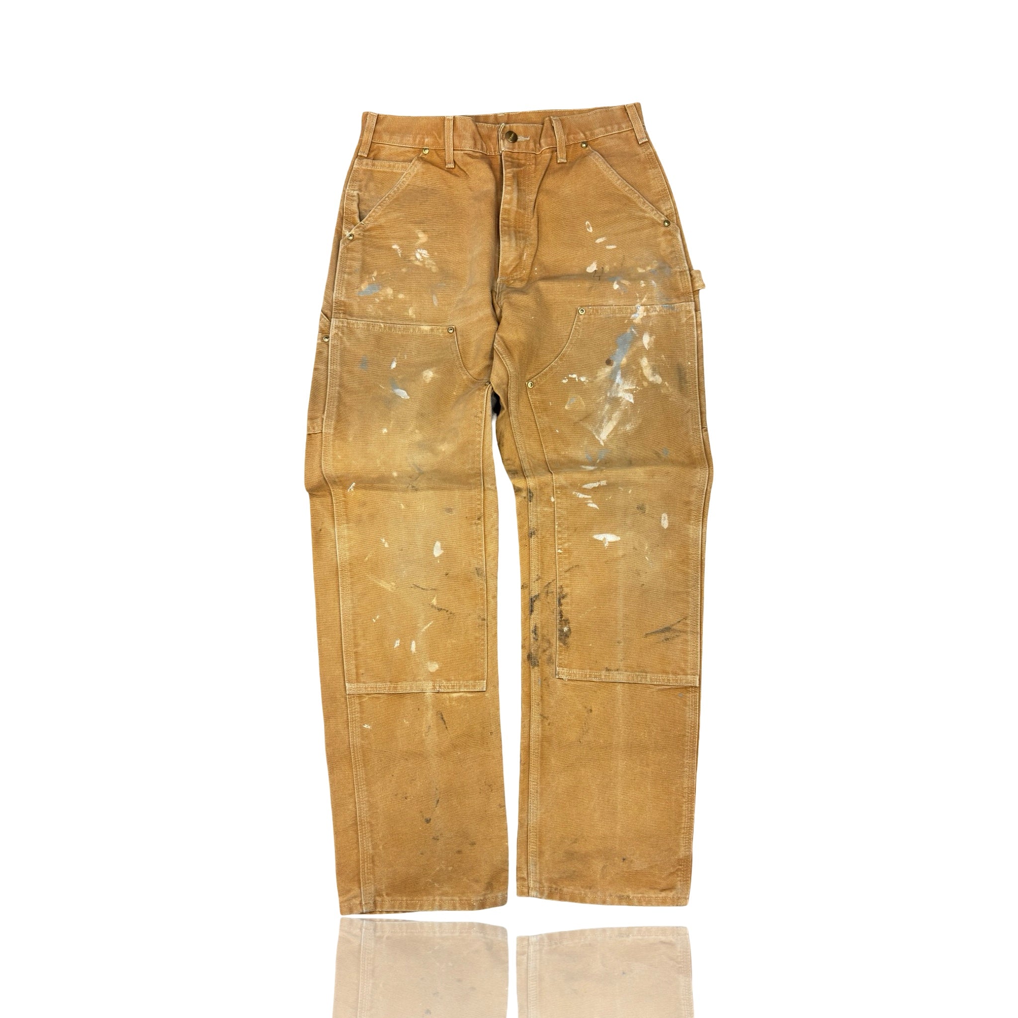 Carhartt Thrashed Double Knee Pants Brown #17