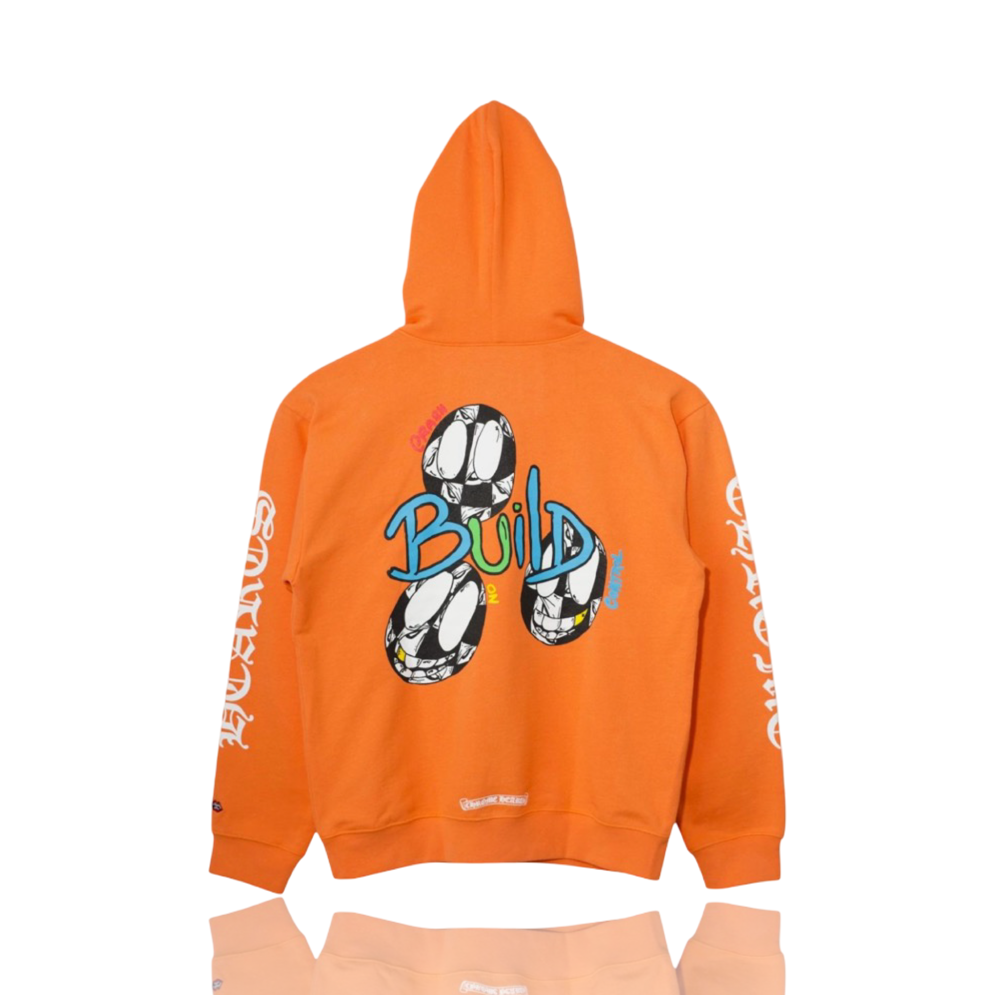 Chrome Hearts Matty Boy Link & Build Hoodie Orange