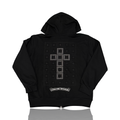 Chrome Hearts Square Cross Black Thermal Zip Up