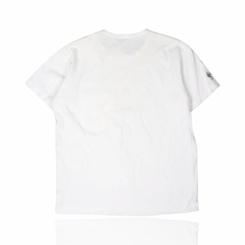 Chrome Hearts Embroidered Eye Chart Pocket Tee White