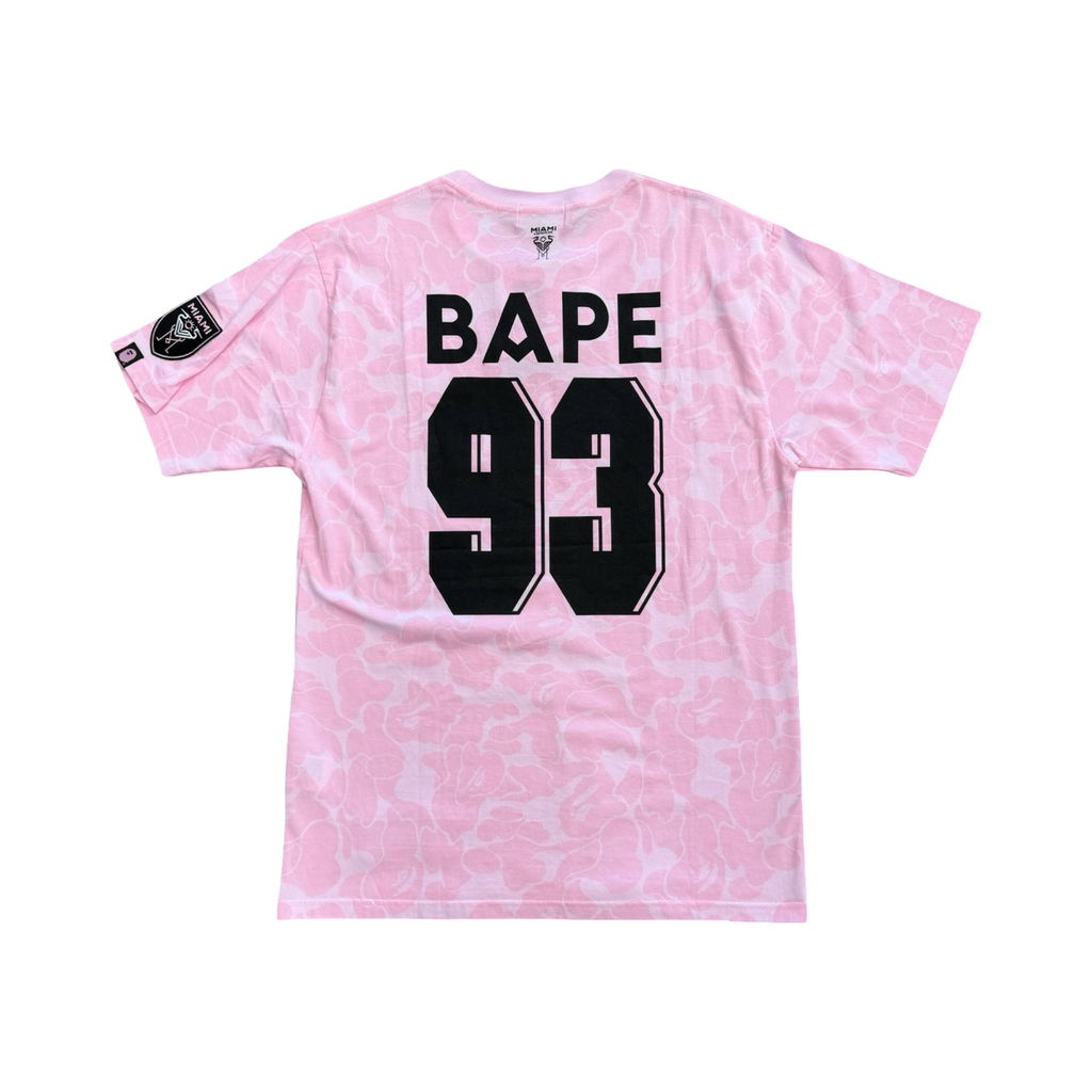 Bape X Inter Miami CF Pink Camo Tee