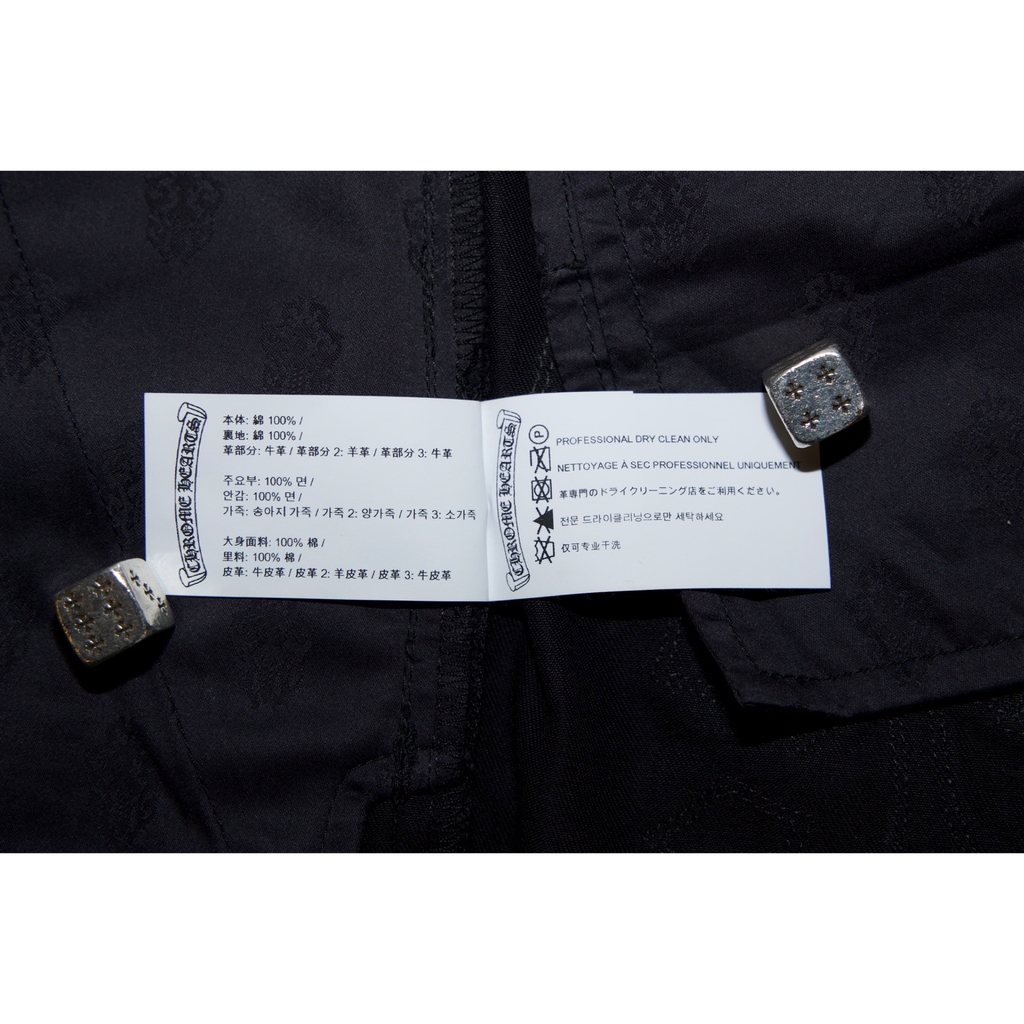 Chrome Hearts Black Camo Patch Chino Pants