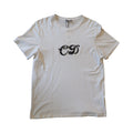 Dior x Kenny Scharf White & Black Embroidered Logo Tee
