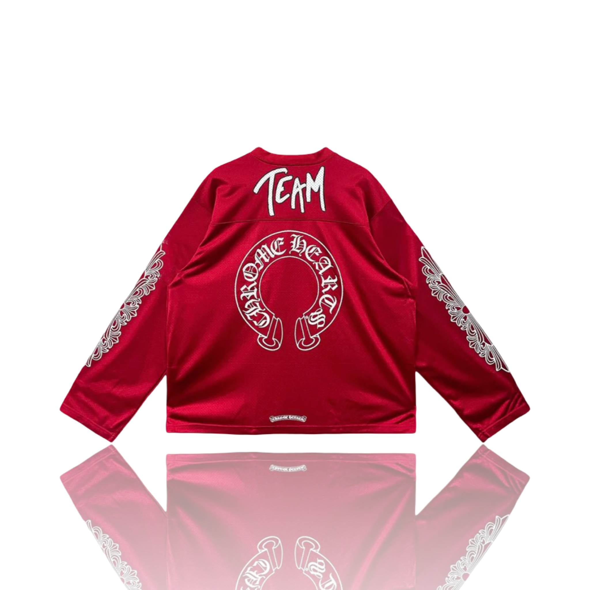 Chrome Hearts Stadium Mesh Jersey Longsleeve Red
