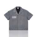 Triple Sevens 07 Nylon Button Up Shirt Gray