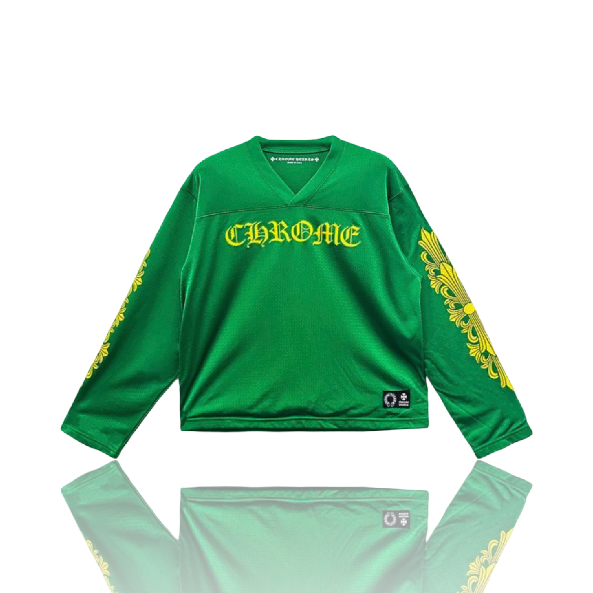 Chrome Hearts Stadium Mesh Longsleeve Jersey Green