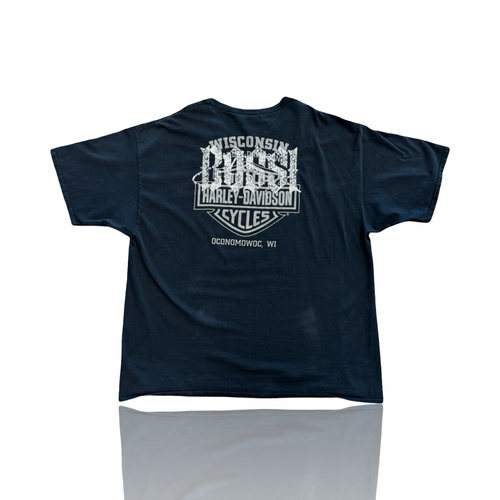 BOSSI Vintage Harley Davidson Tee Black