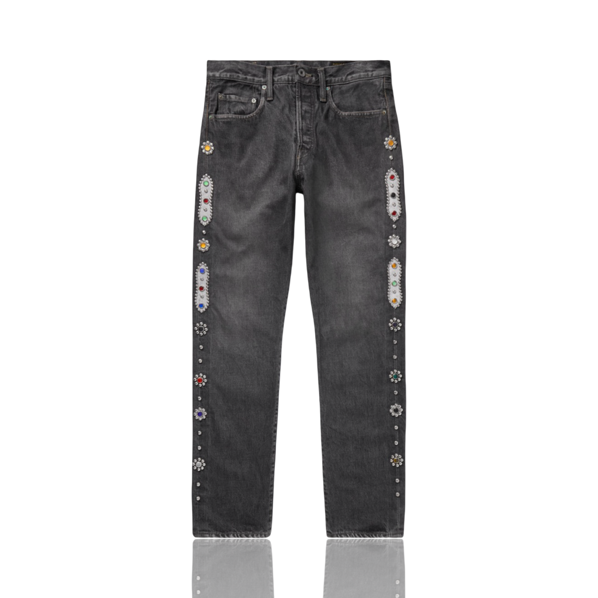 Kapital Embellished Denim Jeans Black