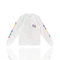 Chrome Hearts Multicolor Cemetery Cross LongSleeve White