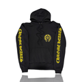 Chrome Hearts Horseshoe Logo Hoodie Black/Yellow