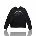 Chrome Hearts Black & White Triple Cross Cashmere Hoodie