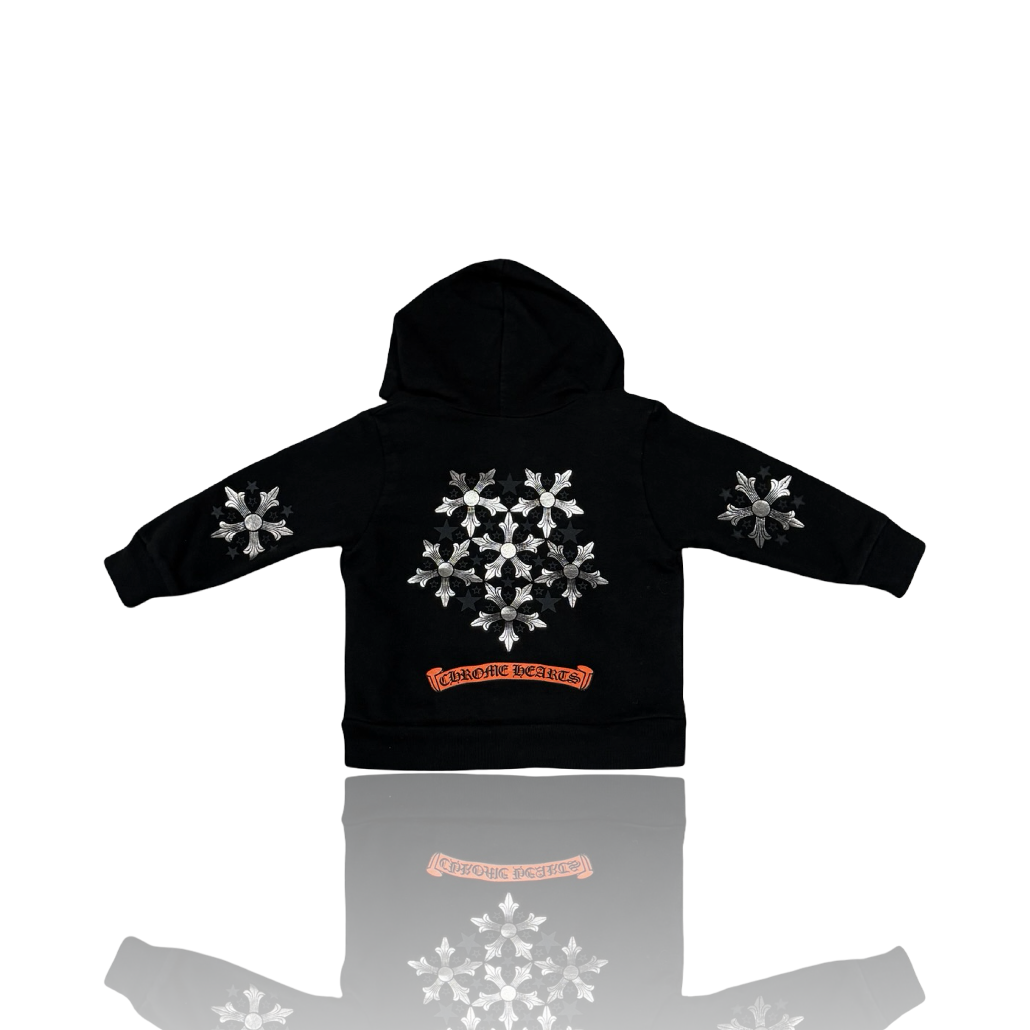Chrome Hearts Star Logo Toddler Zip Up Black