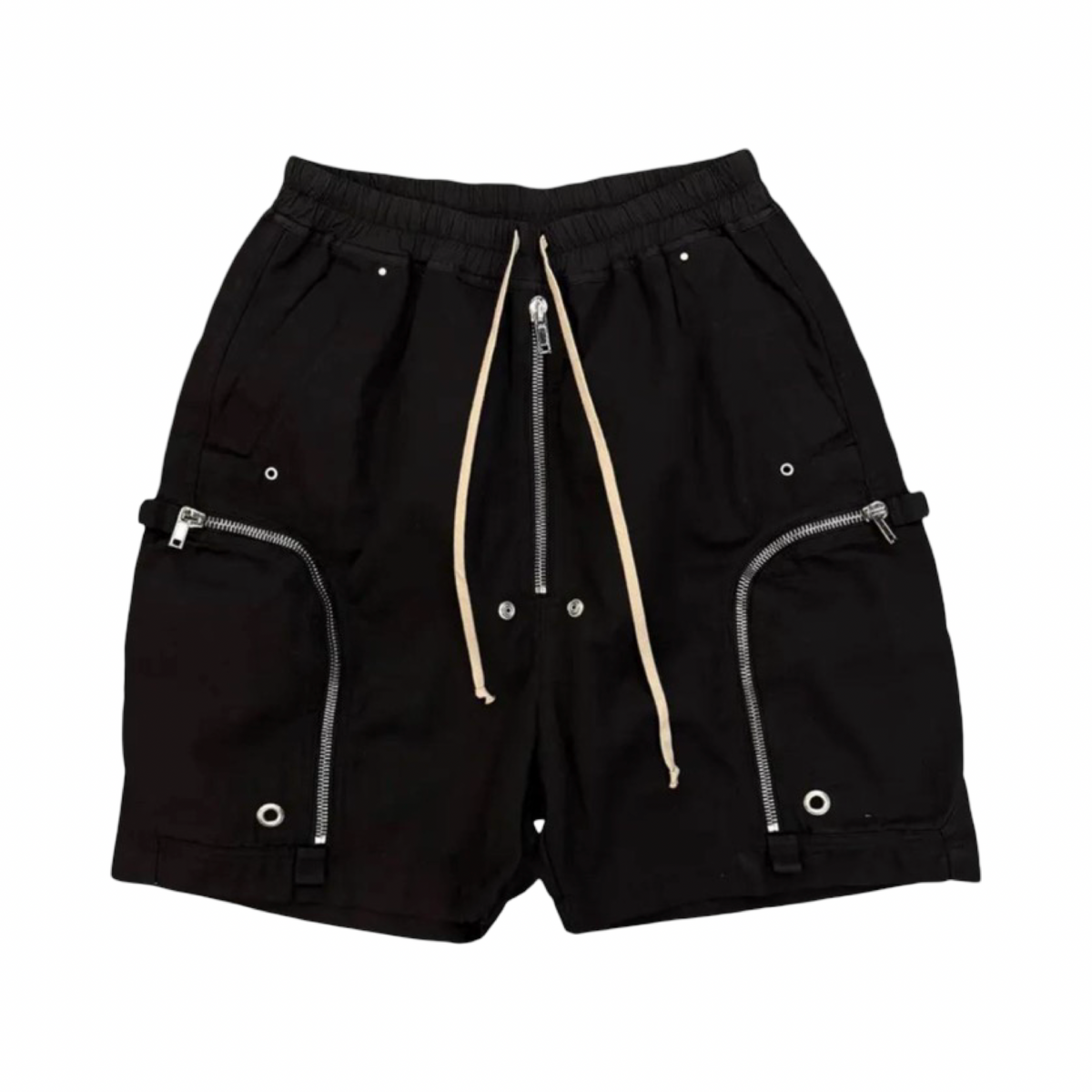 Rick Owens Bauhaus Shorts Canvas Black
