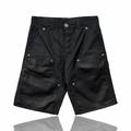 Chrome Hearts Double Knee Carpenter Shorts Black