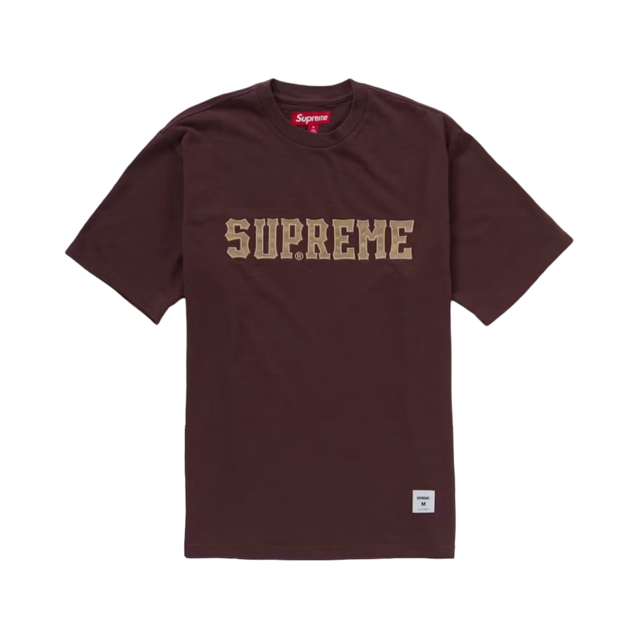 Supreme Twill Applique S/S Top Brown