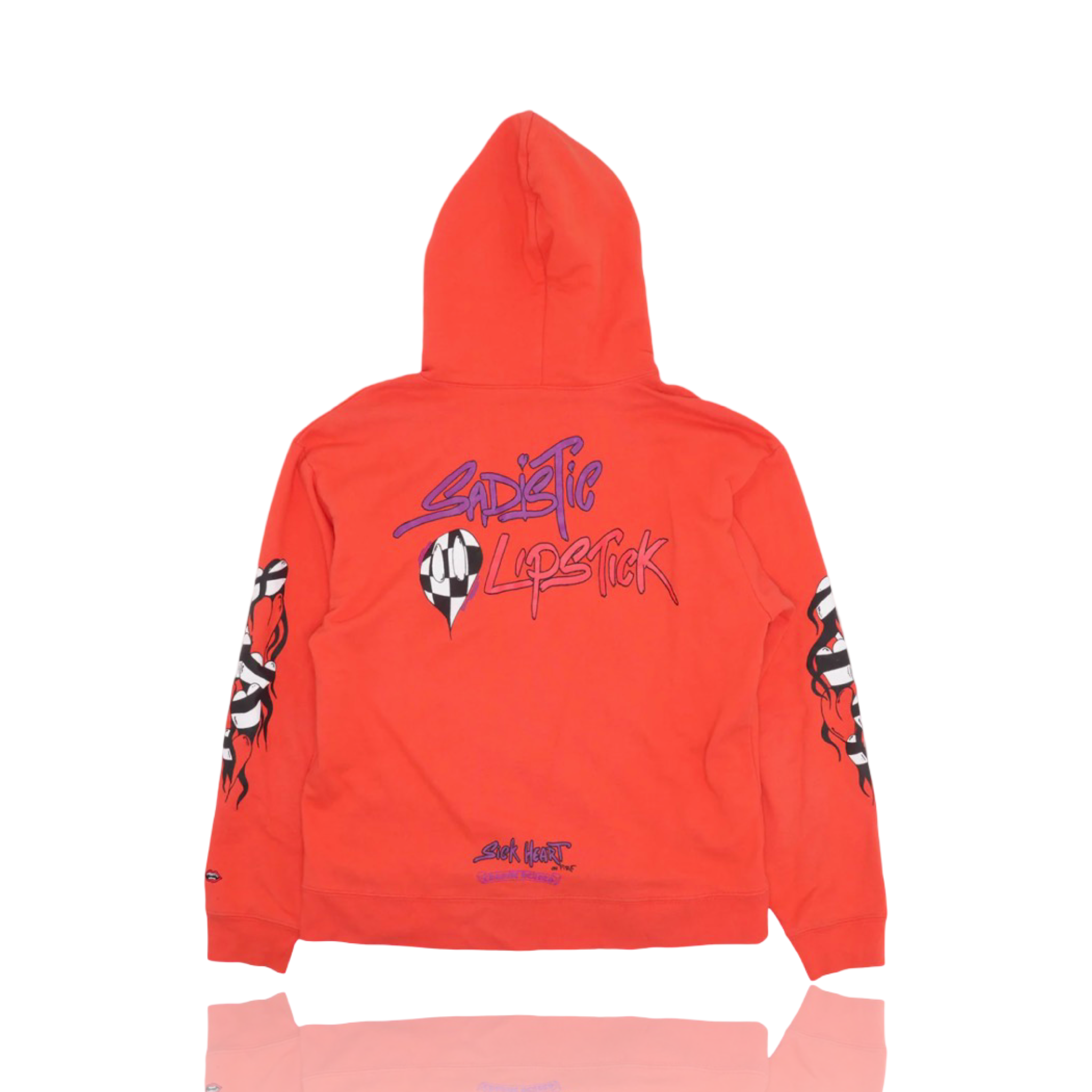 Chrome Hearts Sadistic Lipstick Hoodie Red/Orange