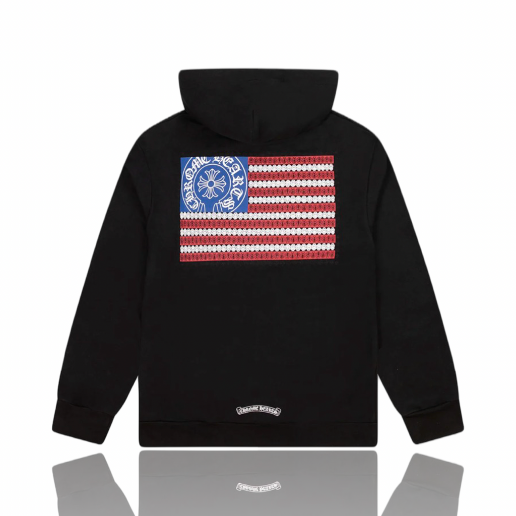 Chrome Hearts USA Hoodie Black
