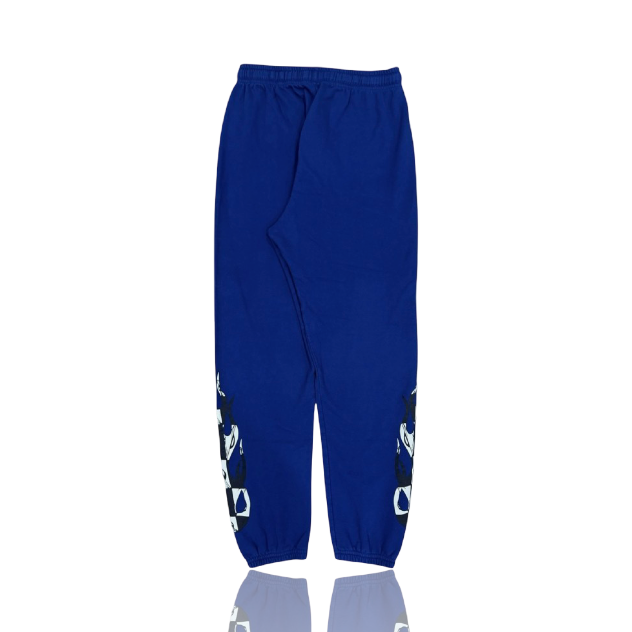 Chrome Hearts x Matty Boy Flame Logo Sweatpants Blue