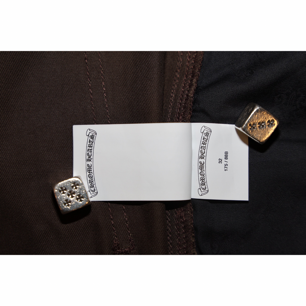 Chrome Hearts Orange Patch Brown Carpenter Pants