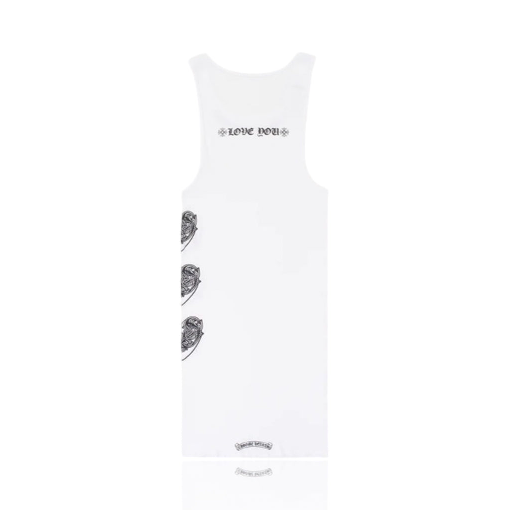 Chrome Hearts Love You Tank White