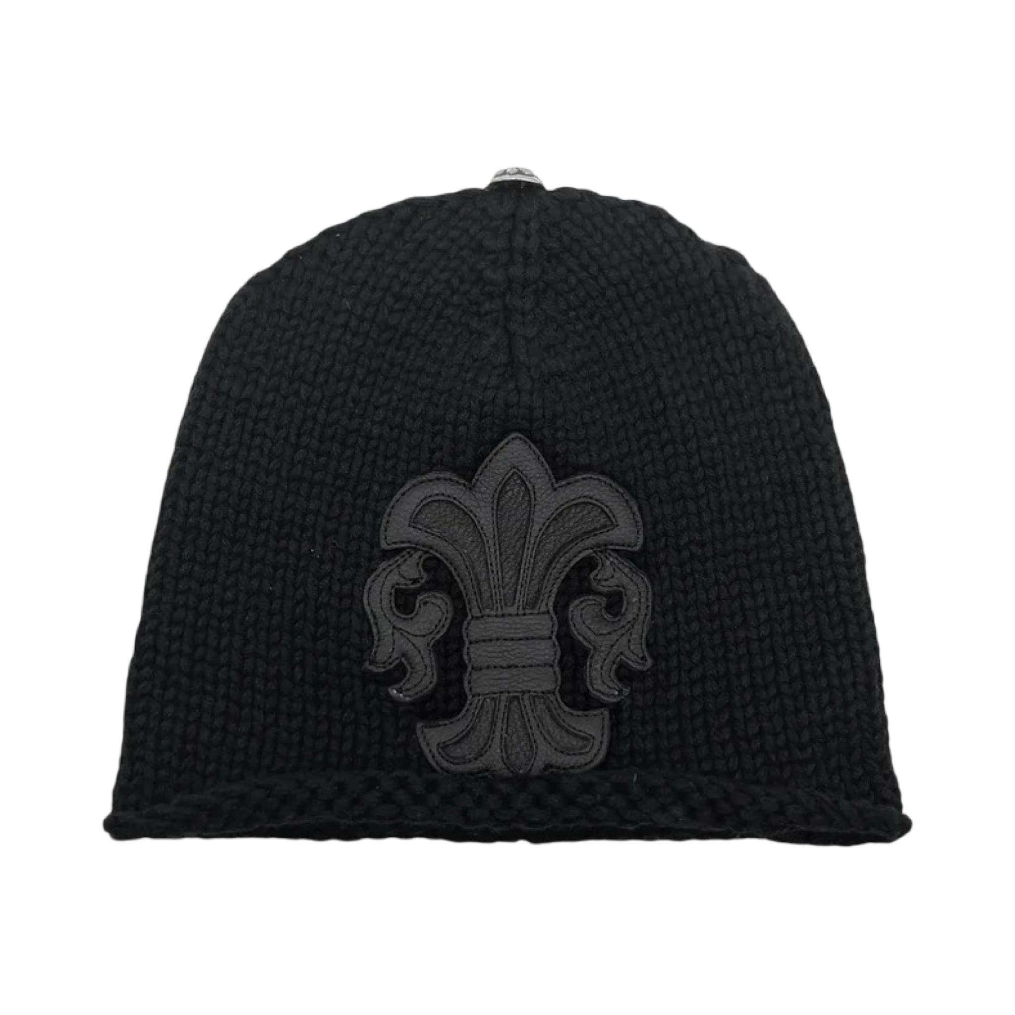 Chrome Hearts Fleur Patch Cashmere Beanie