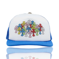 Chrome Hearts Multicolor Cemetery Cross Trucker Blue