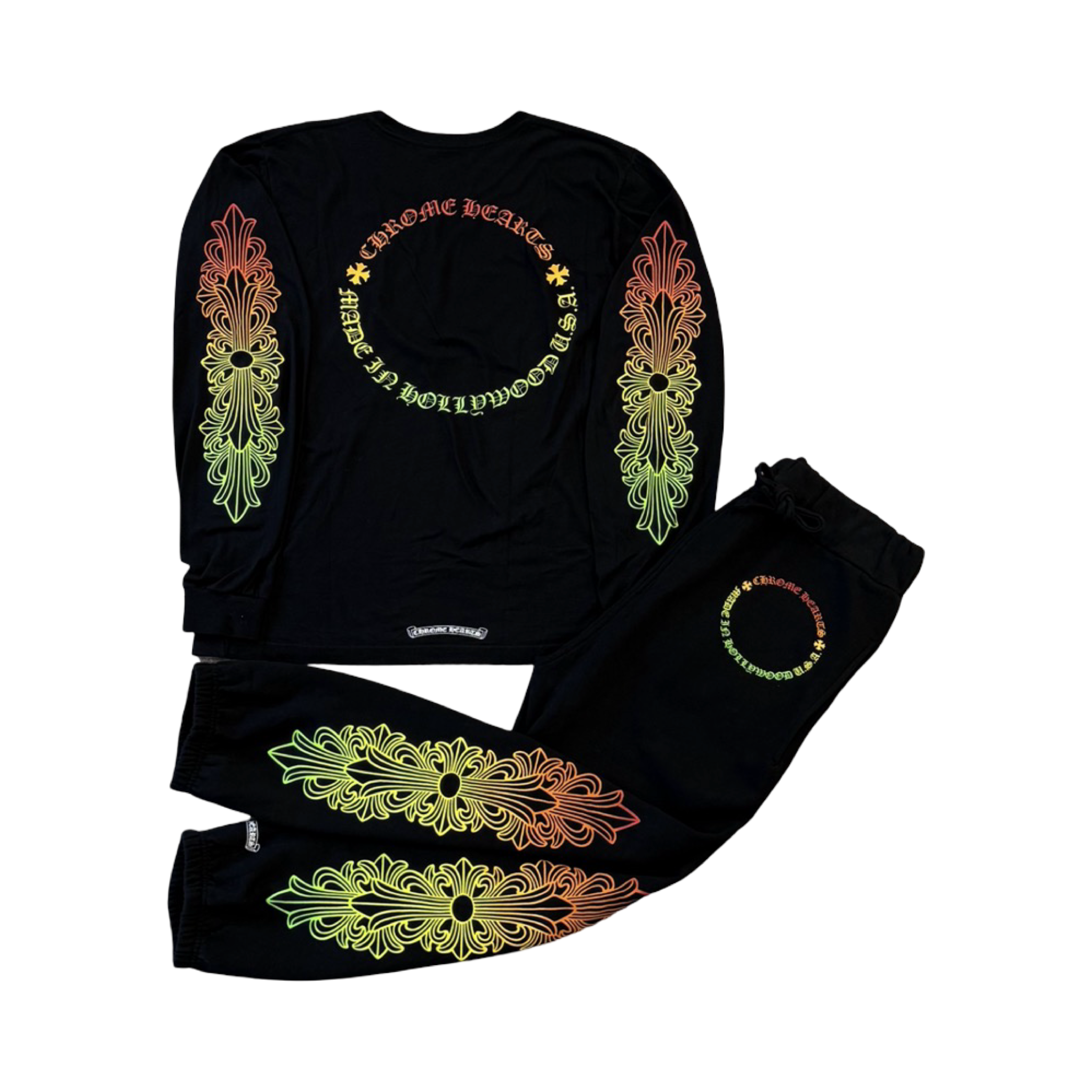 Chrome Hearts Floral Gradient Set