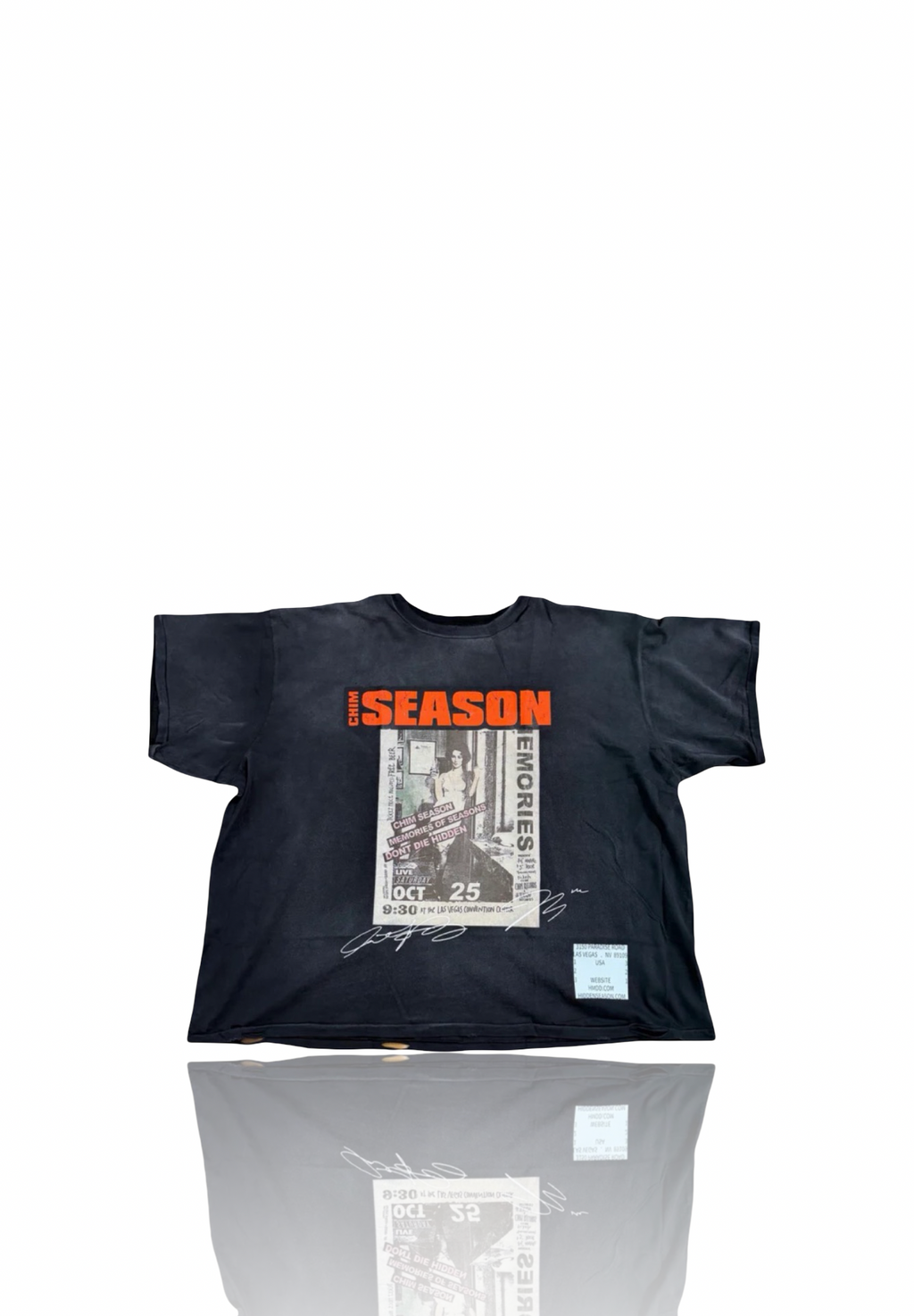 Happy Memories Don't Die Hidden Season Black Tee