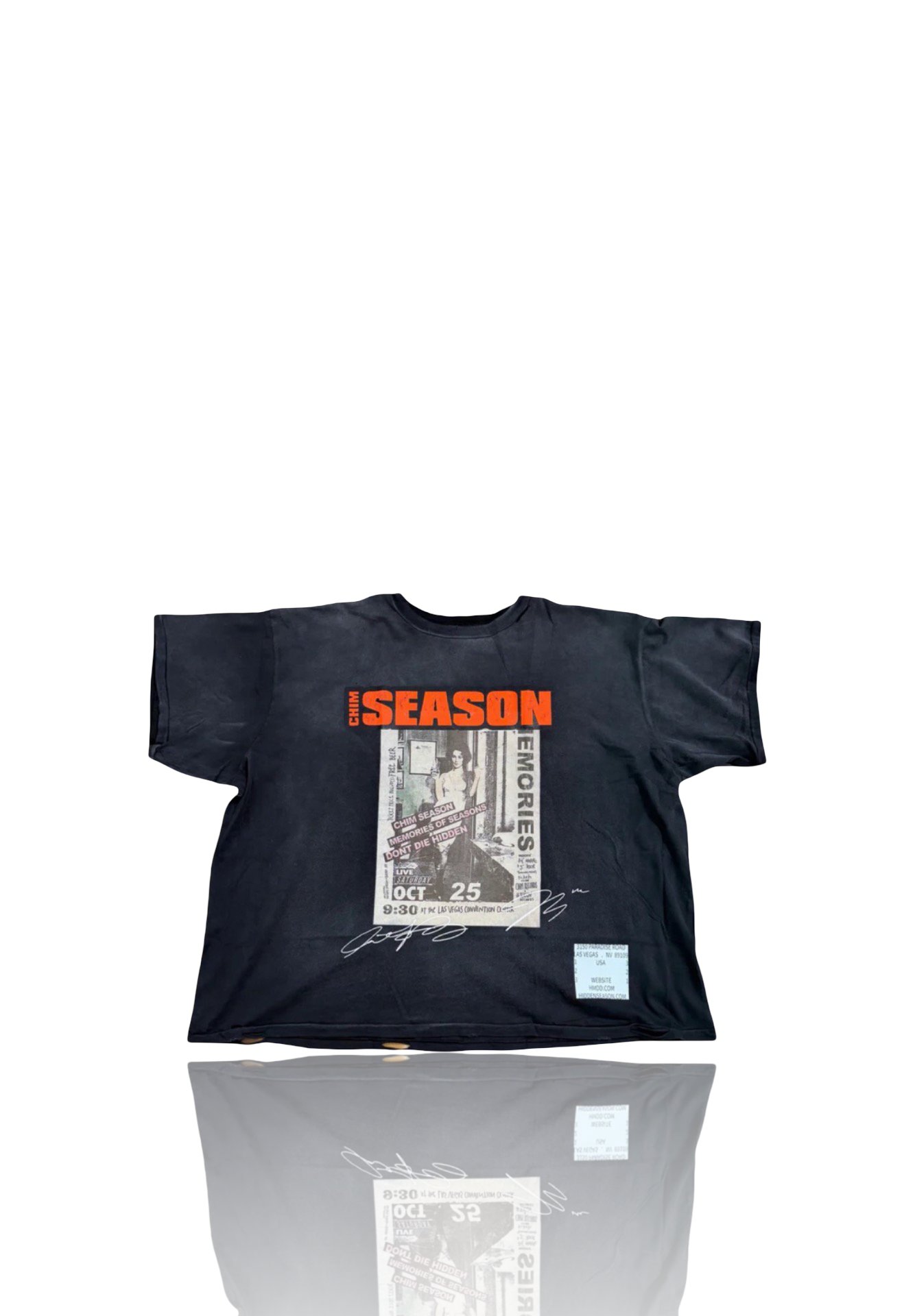 Happy Memories Don't Die Hidden Season Black Tee