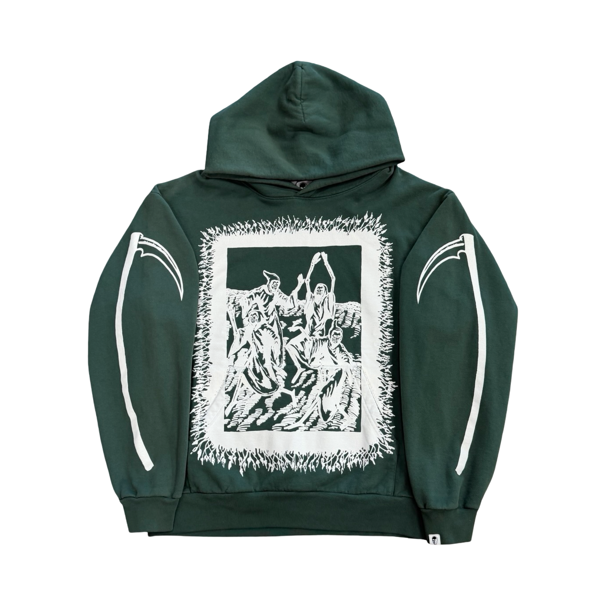 Warren Lotas Reaper Ritual Green Hoodie