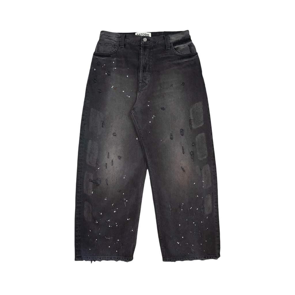 Satoshi Nakamoto Washed Enduro Denim Black