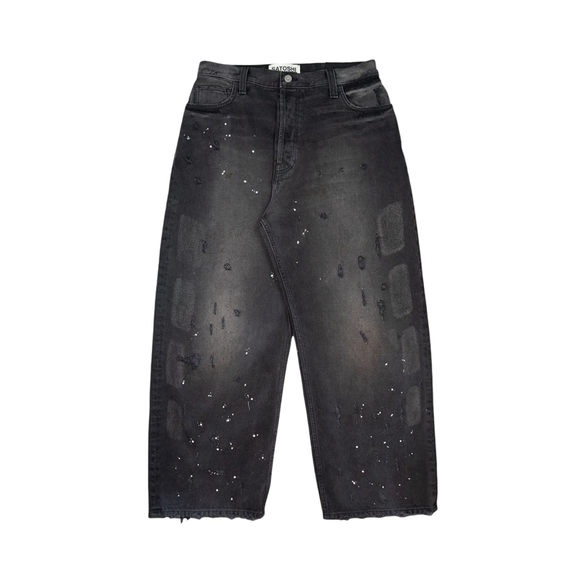 Satoshi Nakamoto Washed Enduro Denim Black