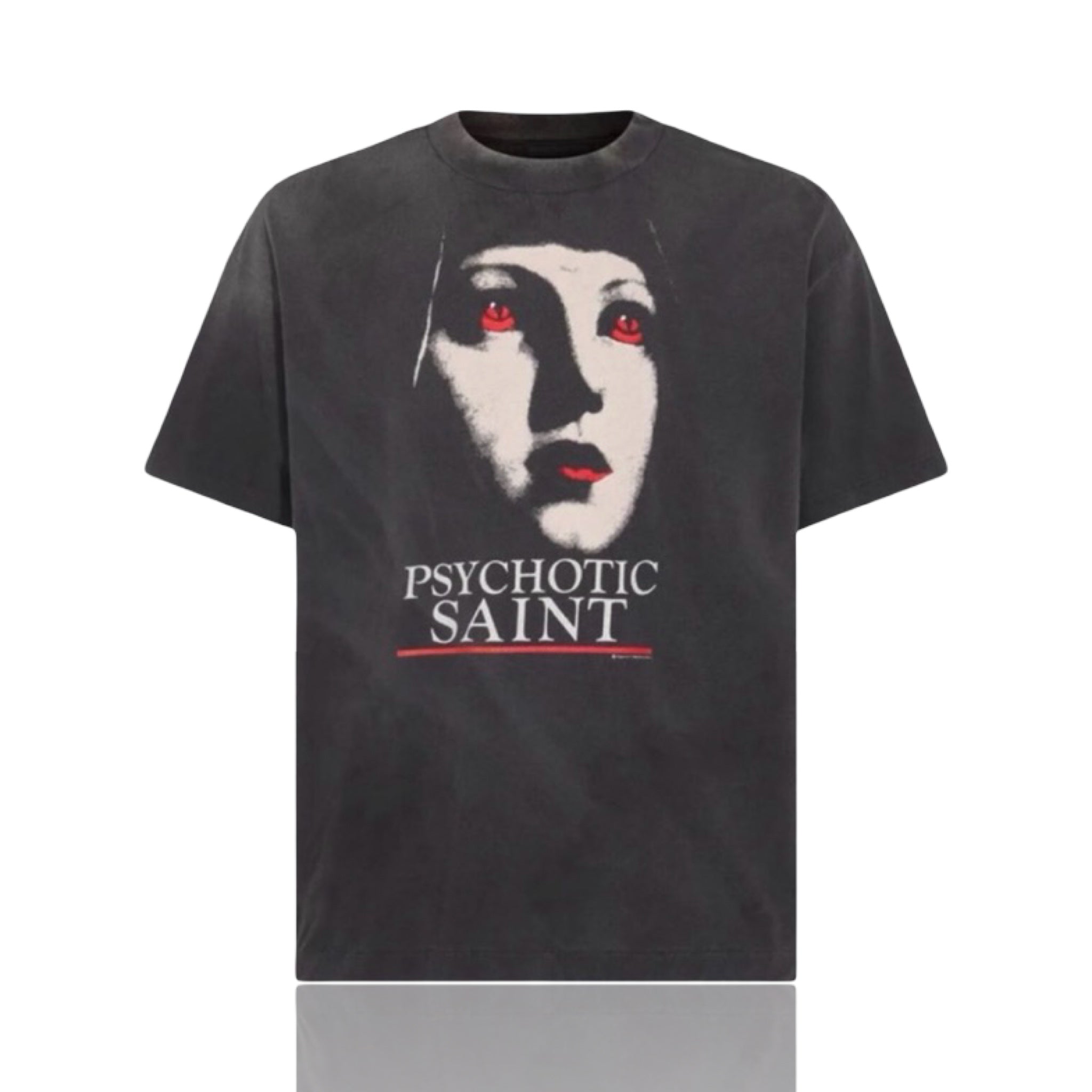 Saint Michael Psychotic T-Shirt Black