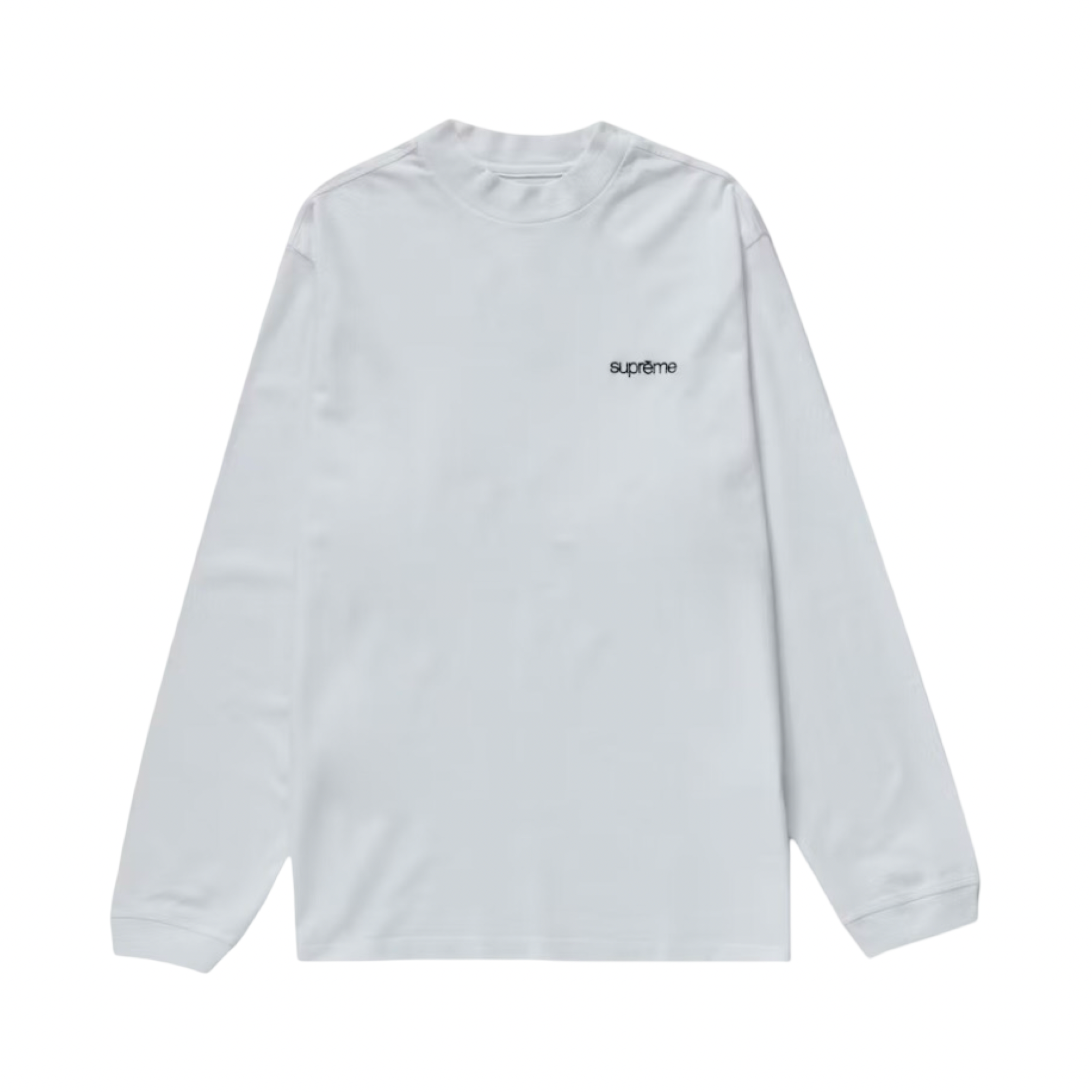 Supreme Mock Neck L/S Top (FW23) White