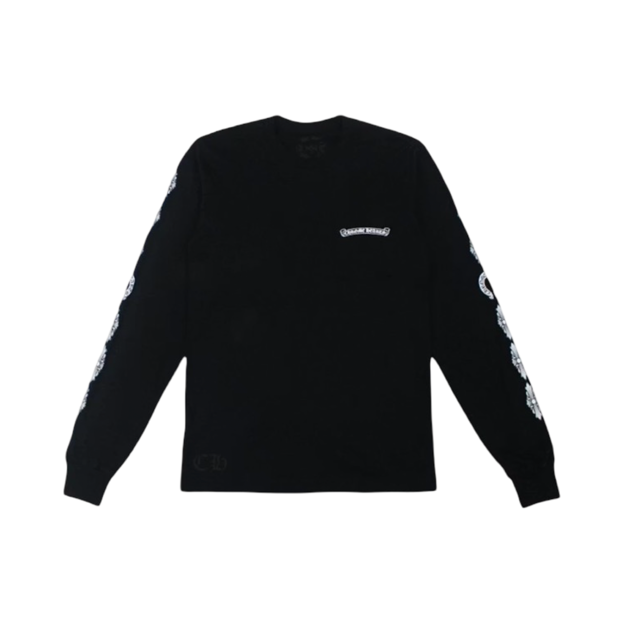 Chrome Hearts Floral Cross Multi Logo Longsleeve Black