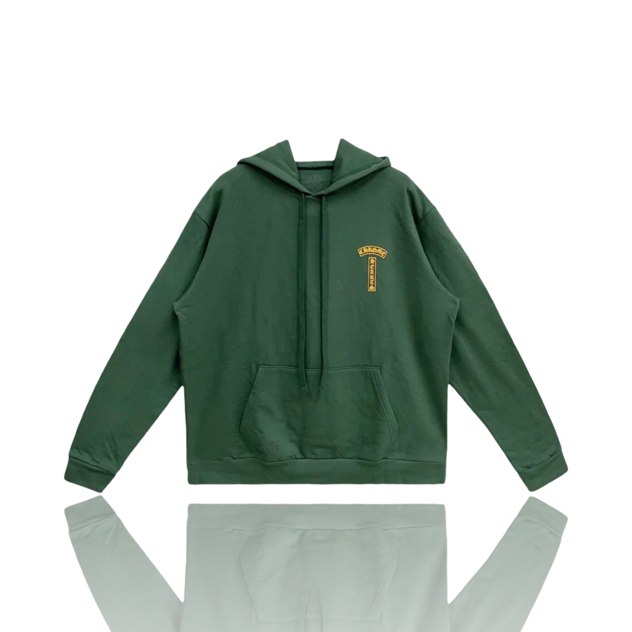 Chrome Hearts Online Exclusive T-Bar Hoodie Green/Yellow