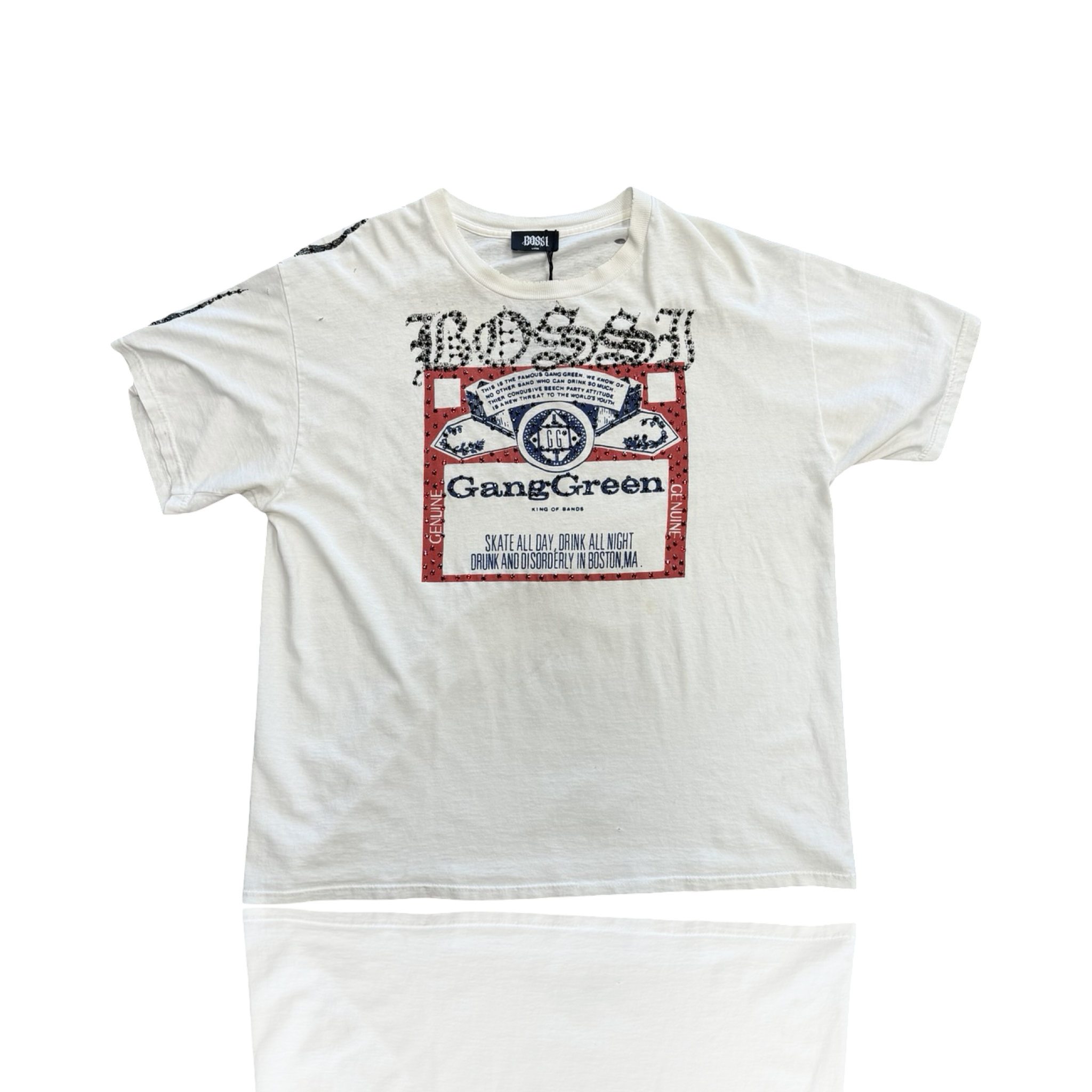 BOSSI Vintage King Of Bands Tee White