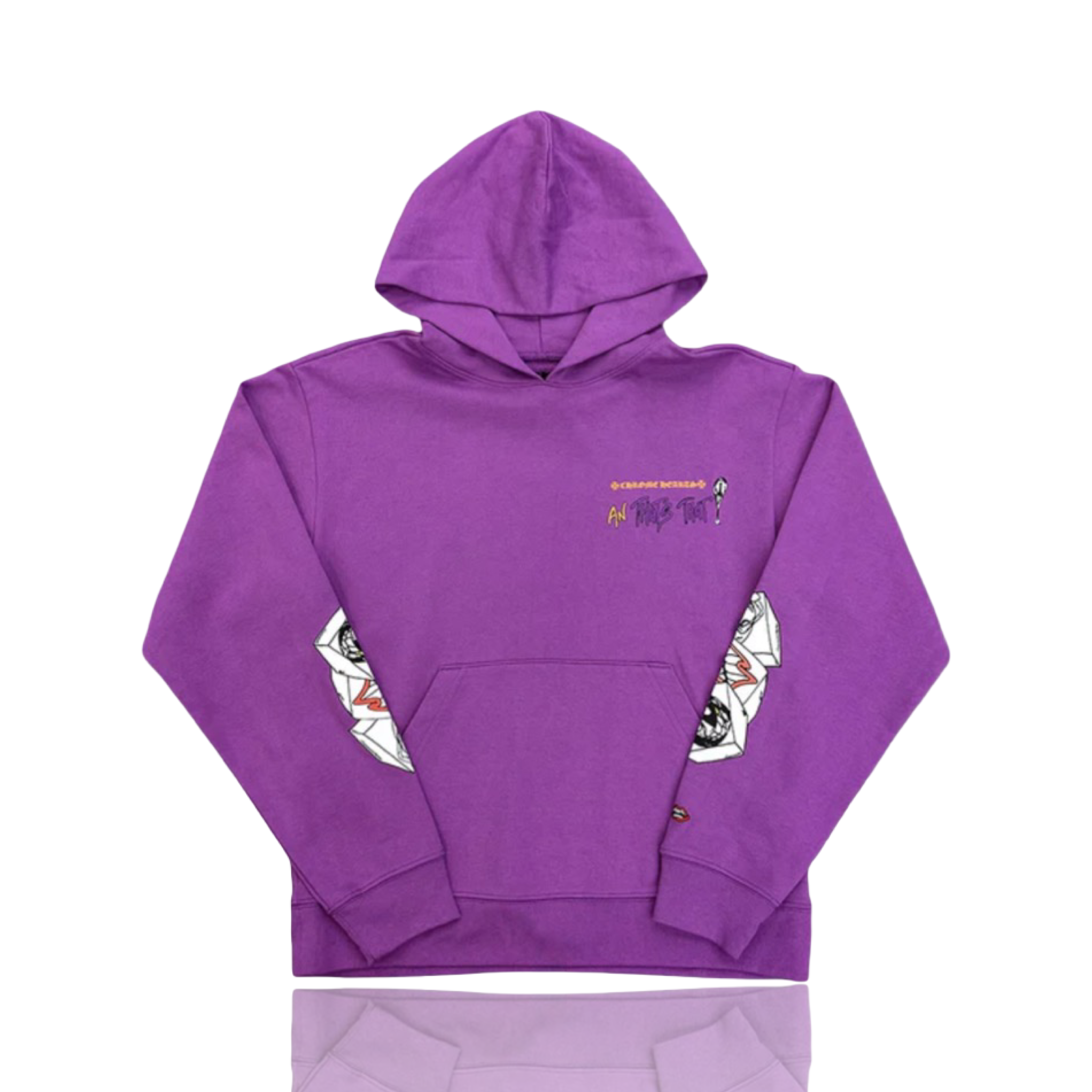 Chrome Hearts Matty Boy Purple More Not Less Hoodie