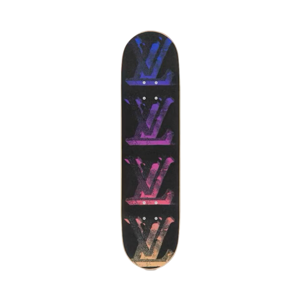 Louis Vuitton illusion Virgil Abloh Monogram Skateboard Deck Multicolor