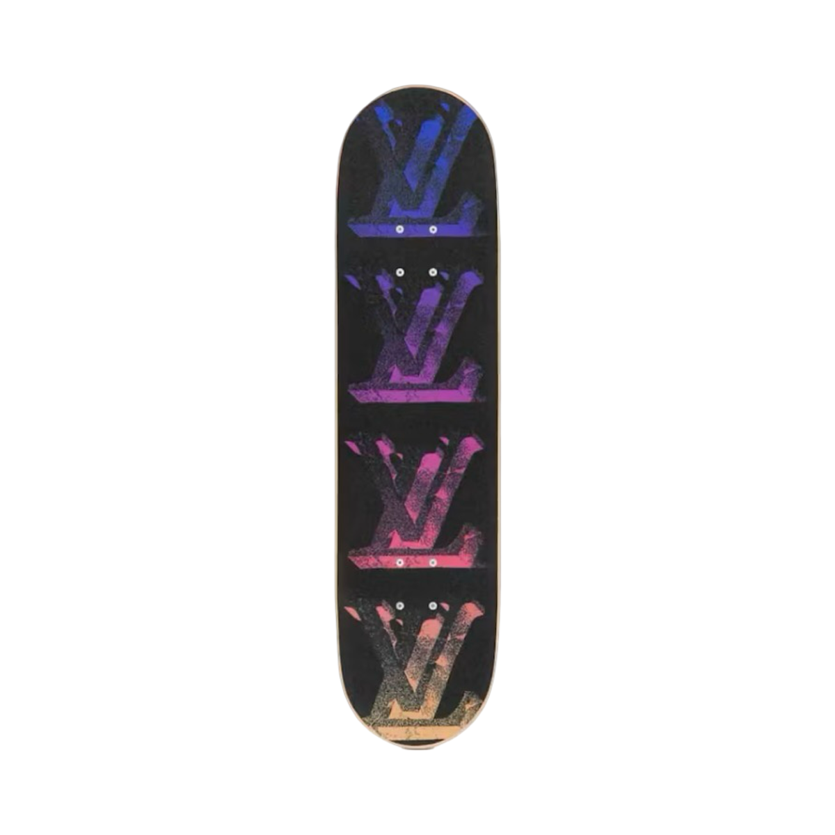 Louis Vuitton illusion Virgil Abloh Monogram Skateboard Deck Multicolor