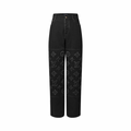 Louis Vuitton Denim Monogram Destroy Carpenter Jeans Black