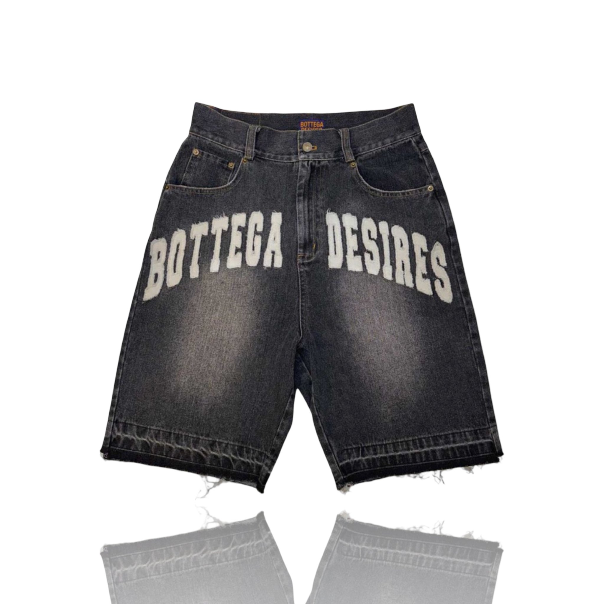 Bottega Desires Denim Shorts Black