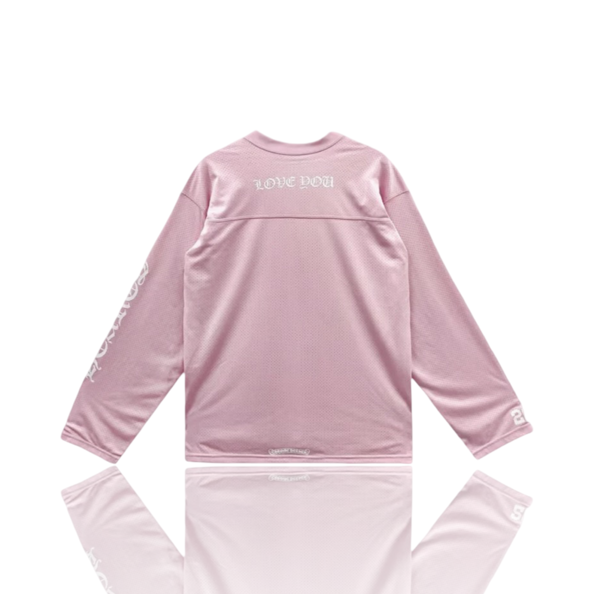 Chrome Hearts Love U Mesh Jersey Pink